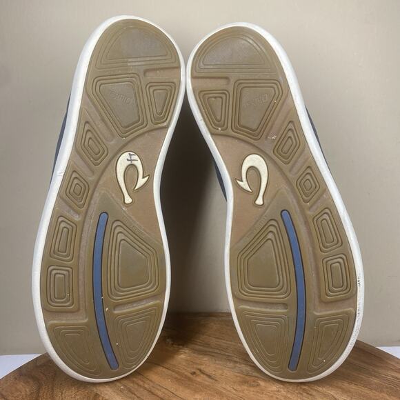 OluKai Moku Pae Mens Navy Blue Size 11 Slip On Boat Shoes 10472-DE18 main image 7